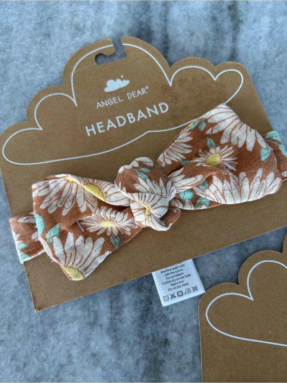 Angel Dear Floral Knot Headband Set - Multicolor Sizes 0-12M 12-24M
